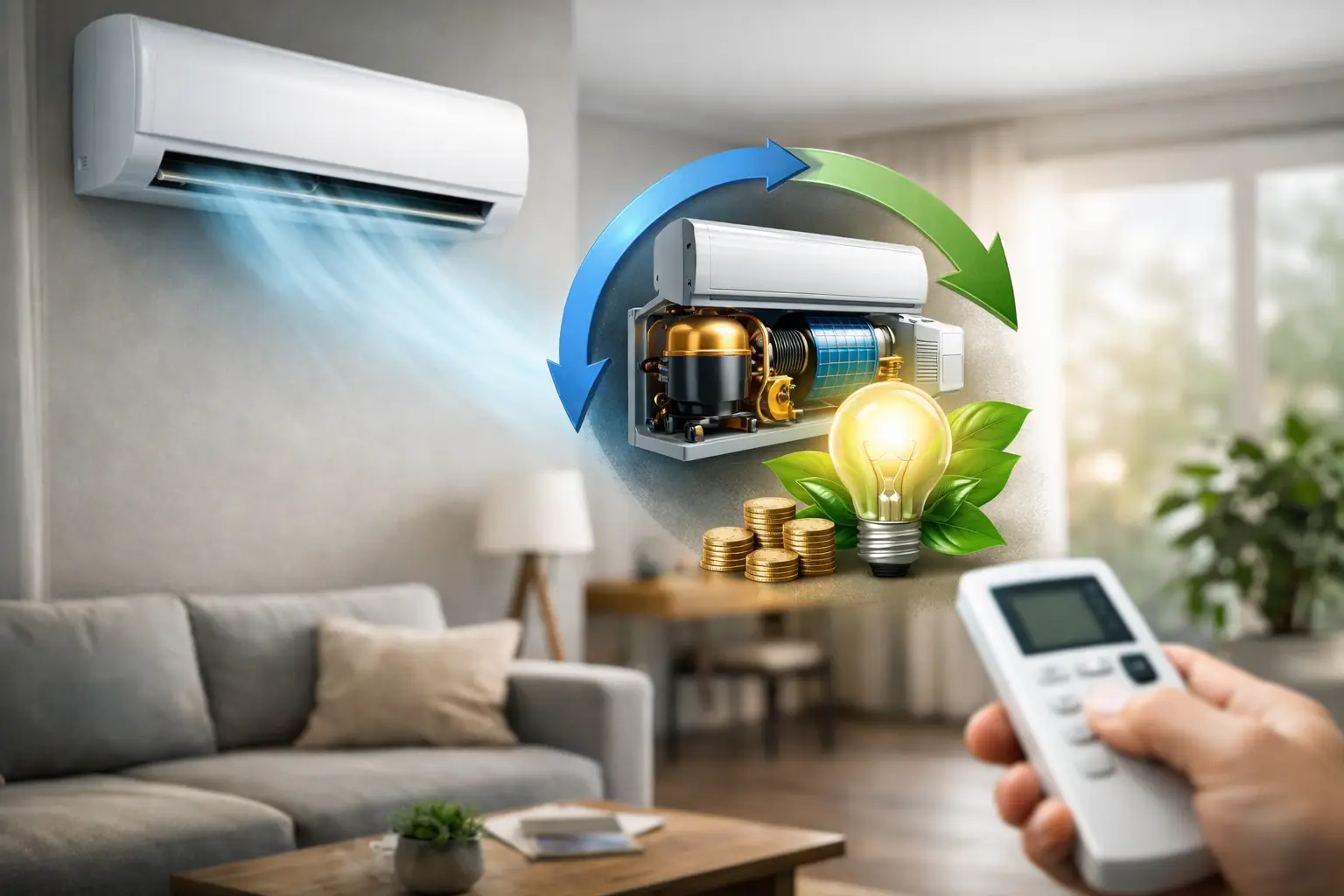 Kako radi inverter klima i štedi struju