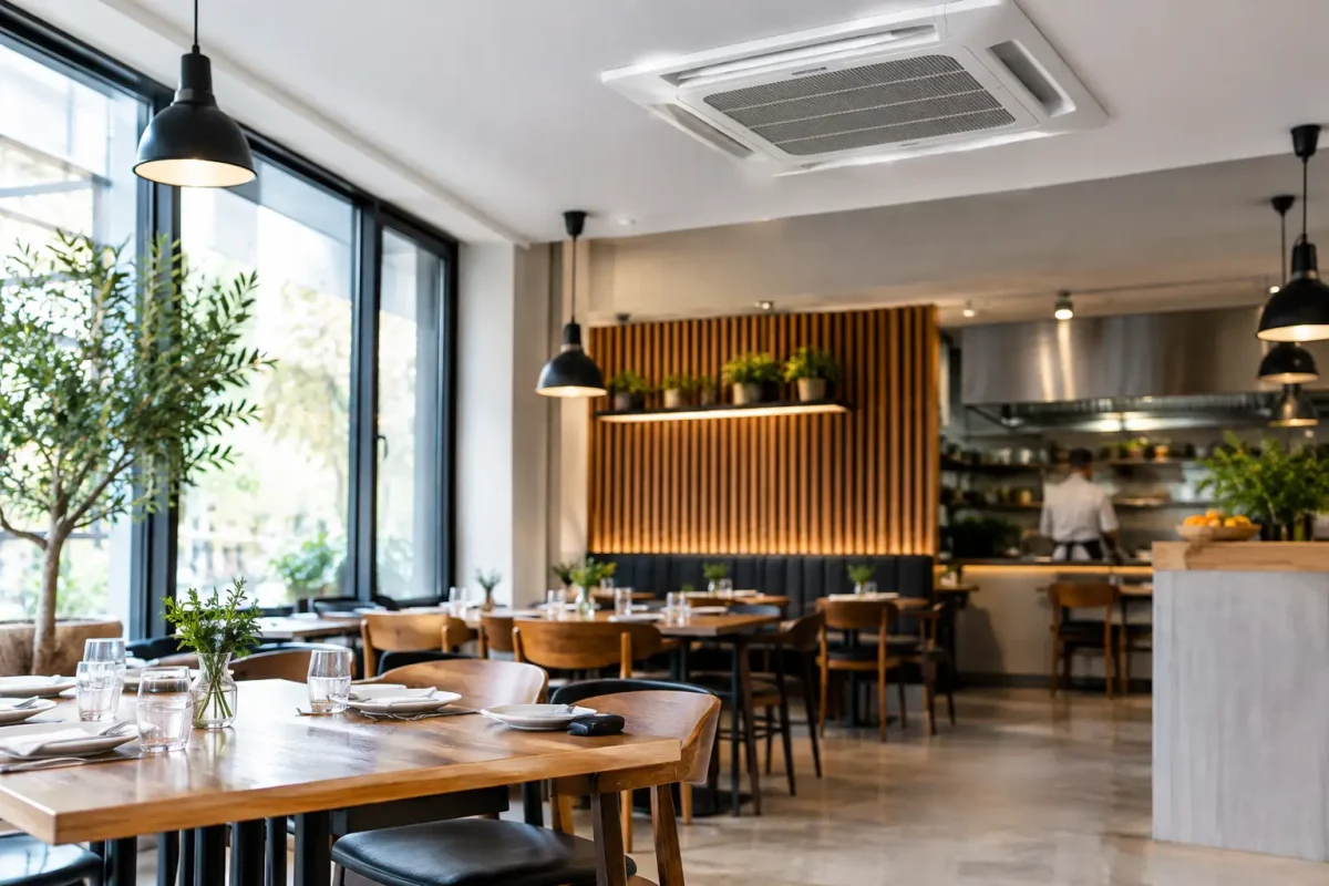 Klimatizacija malog restorana bez skupih pogrešaka
